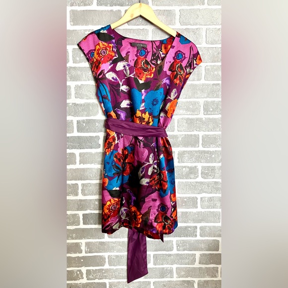 Forever 21 Silky Floral Dress - Picture 2 of 3